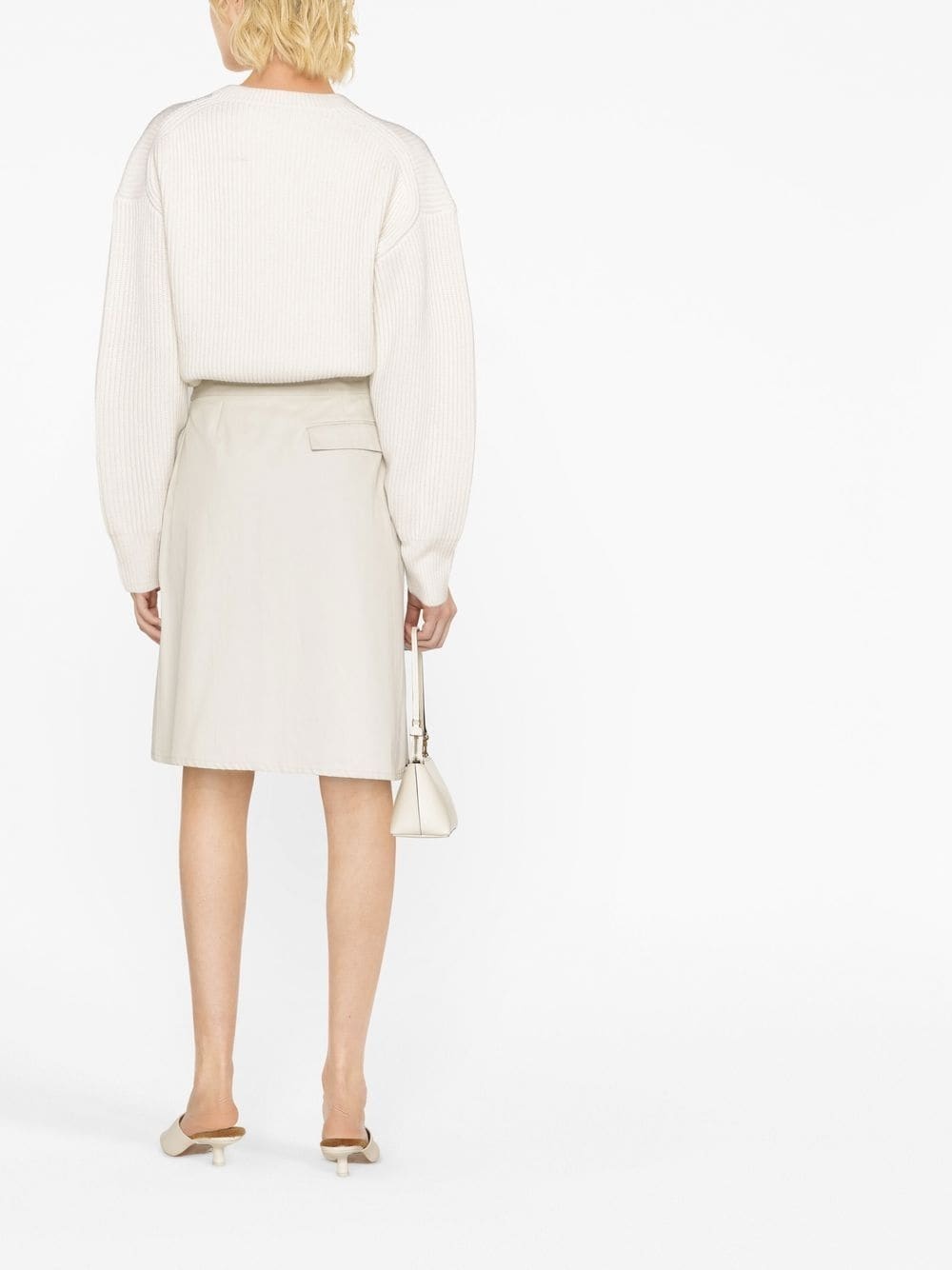 round-neck knitted jumper - 4