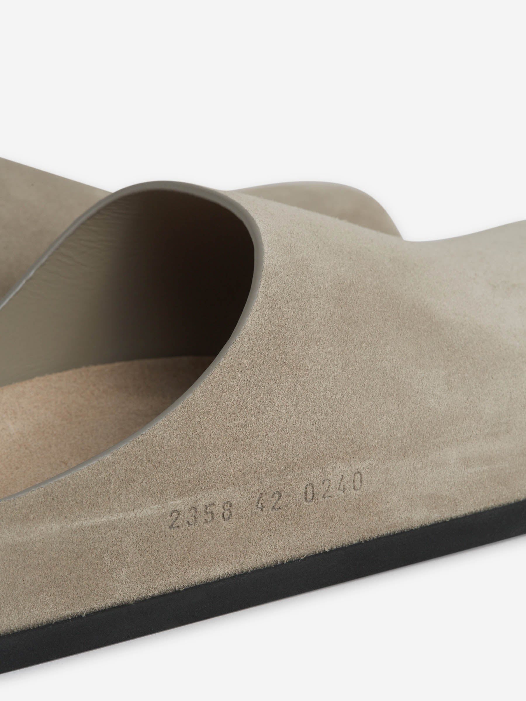 Common Projects SUEDE LEATHER CLOGS | REVERSIBLE