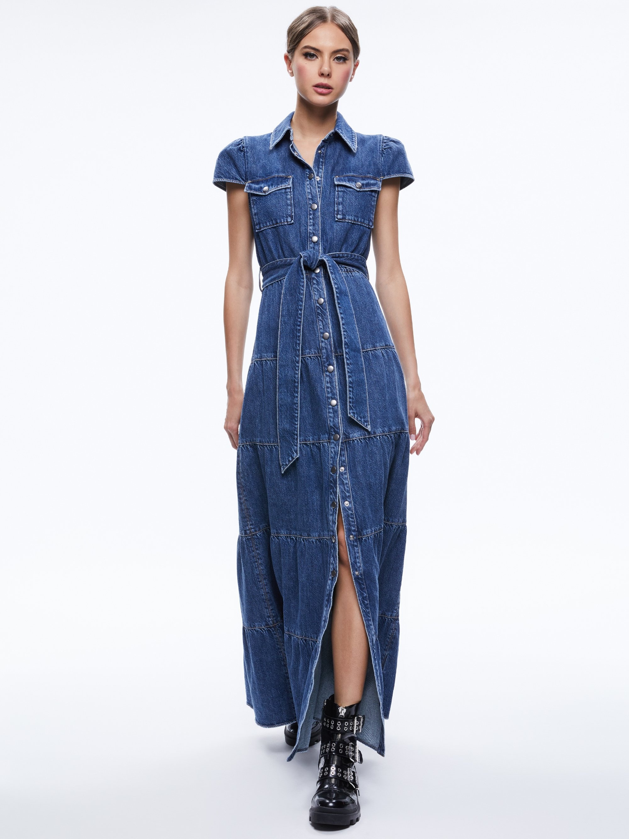 MIRANDA MAXI DENIM DRESS - 2