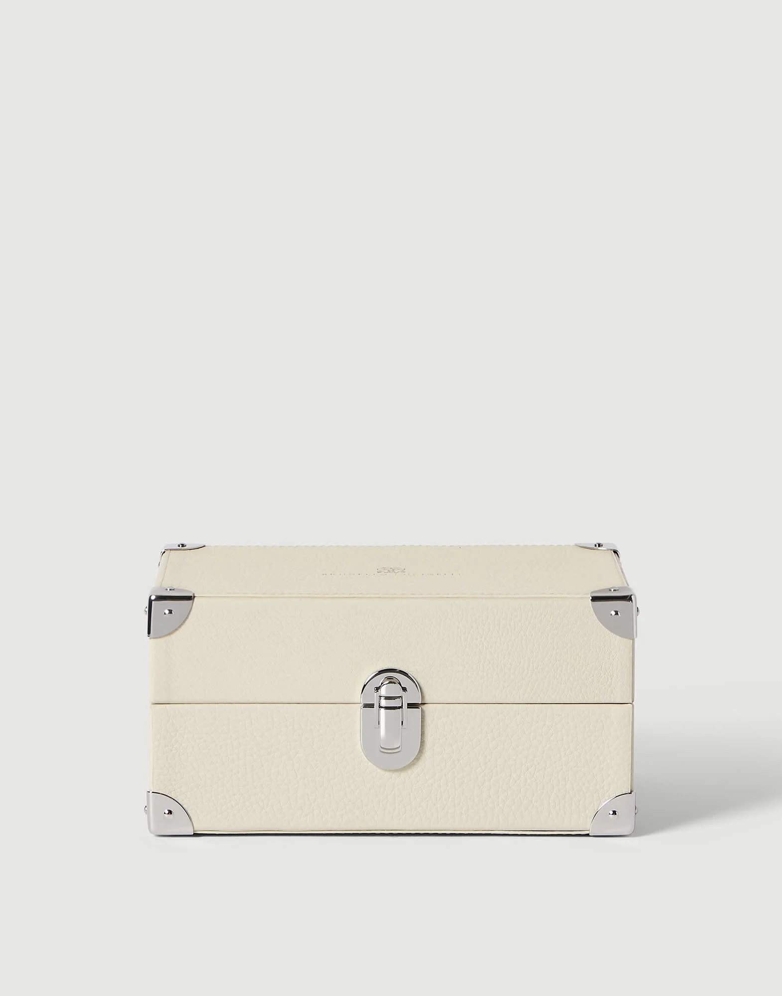 Grained calfskin watch box - 1