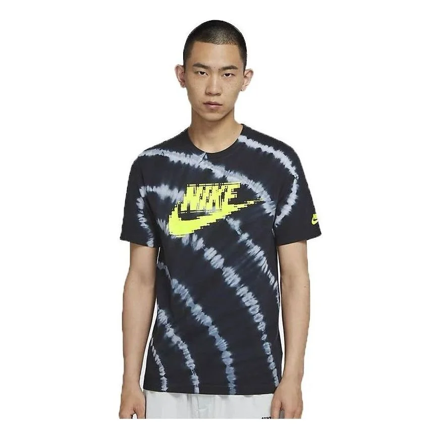 Nike Sportswear Tie-Dye T-Shirt 'Black' CU6929-043 - 1
