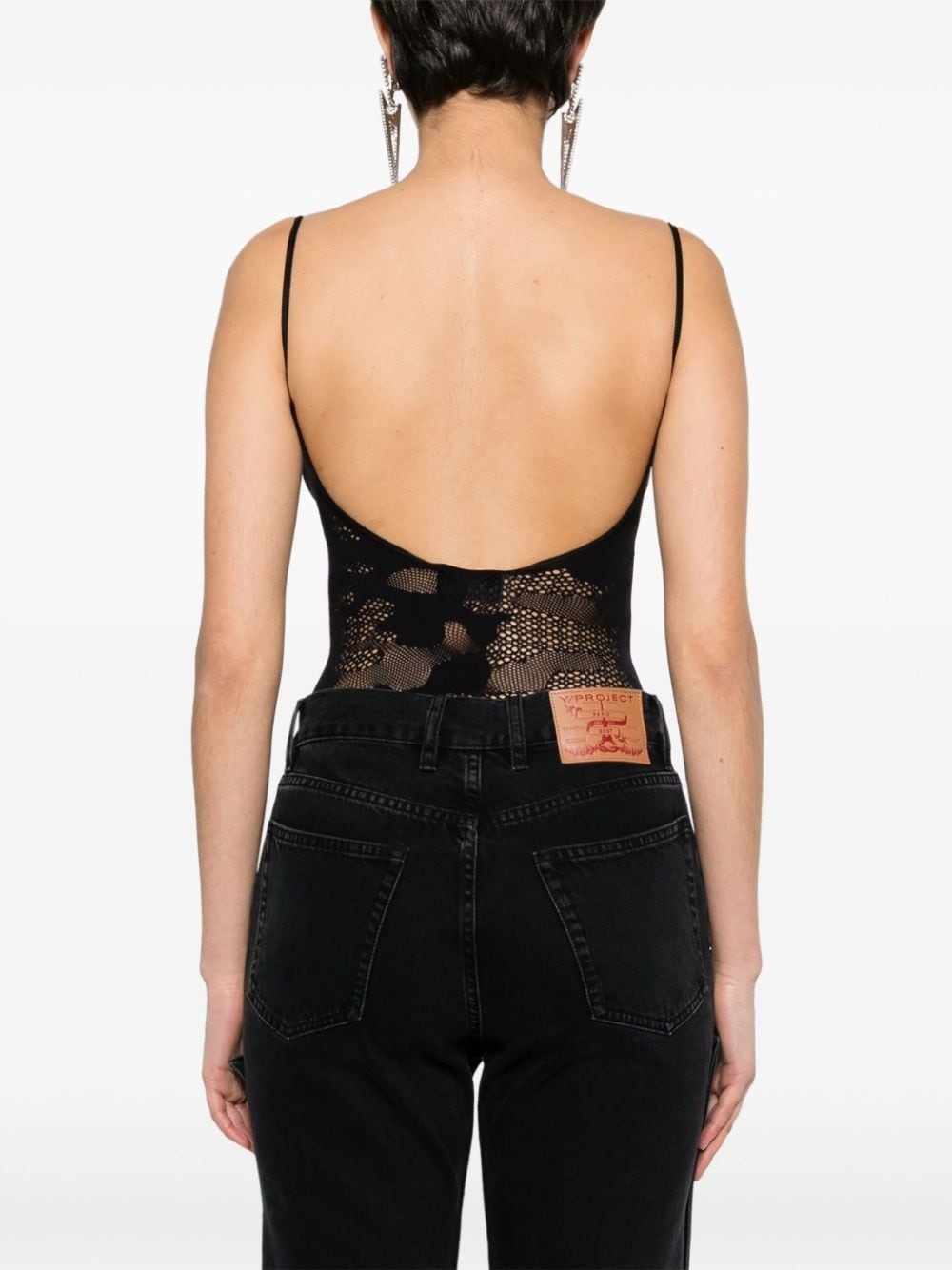 pointelle-knit seamless bodysuit - 4