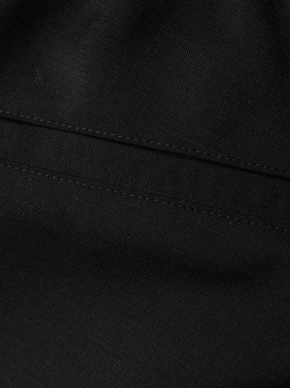 side-stripe straight-leg trousers - 6