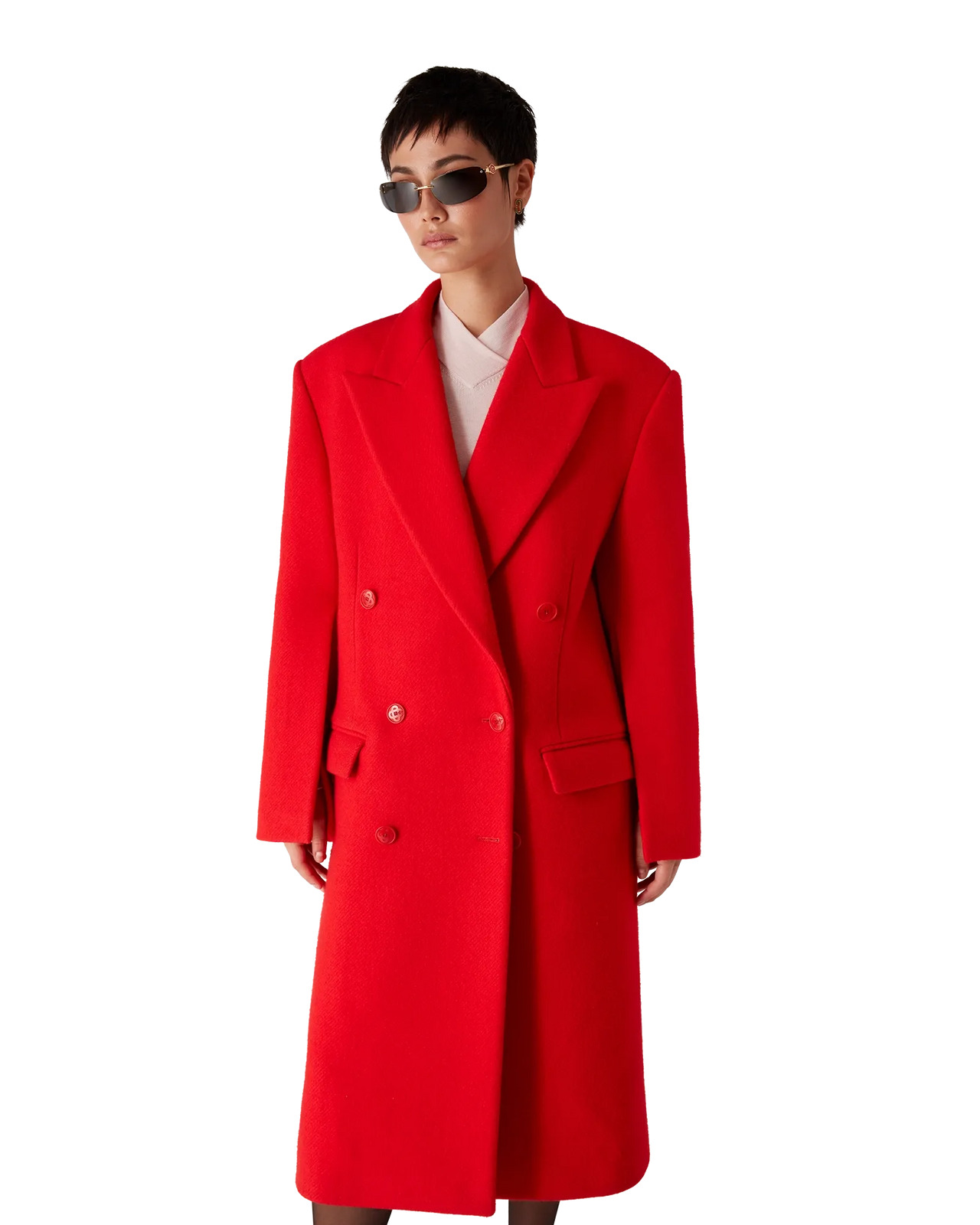 Boiled Wool Overcoat | Casablanca Paris - 4