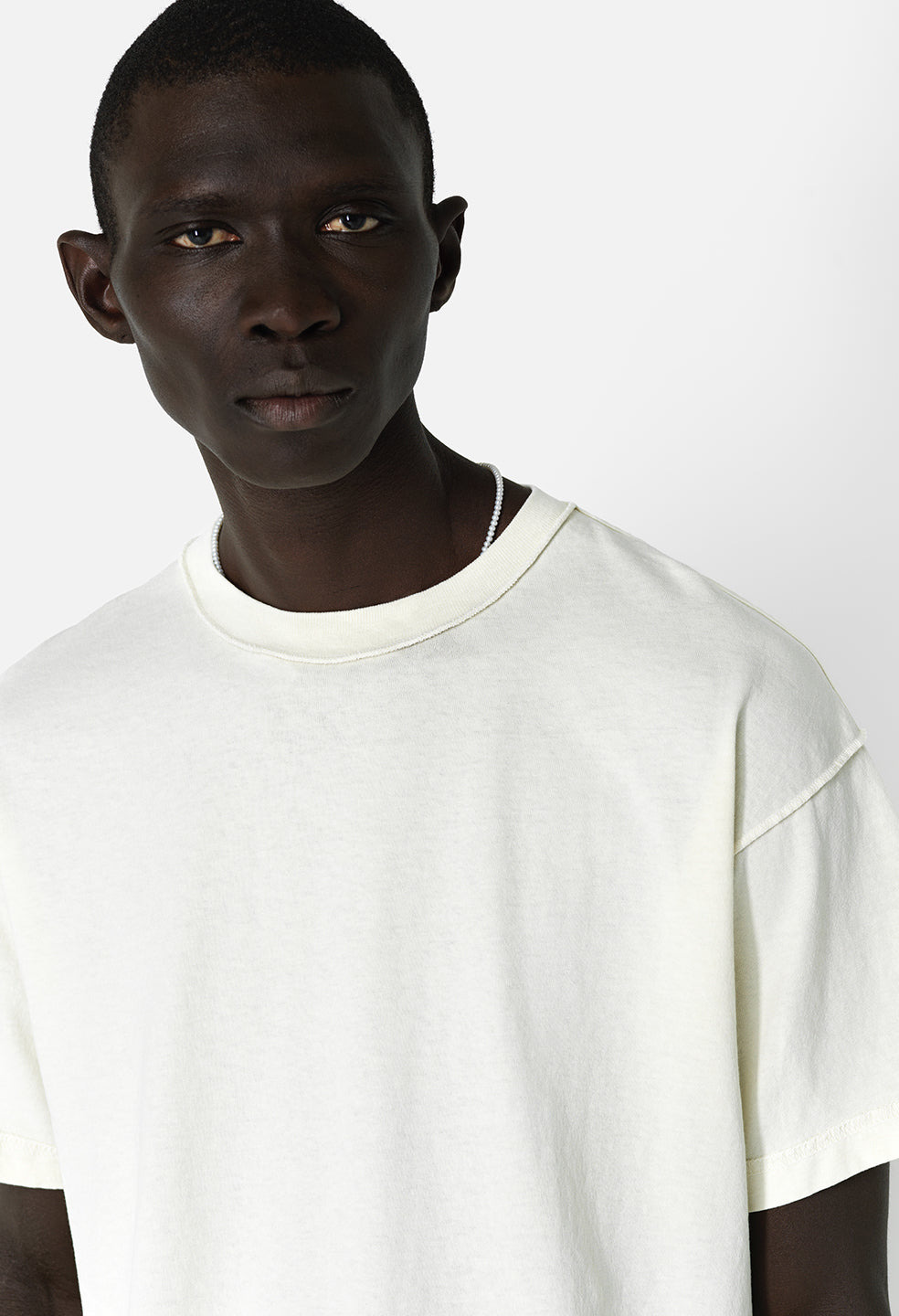 REVERSED CROPPED TEE - 6