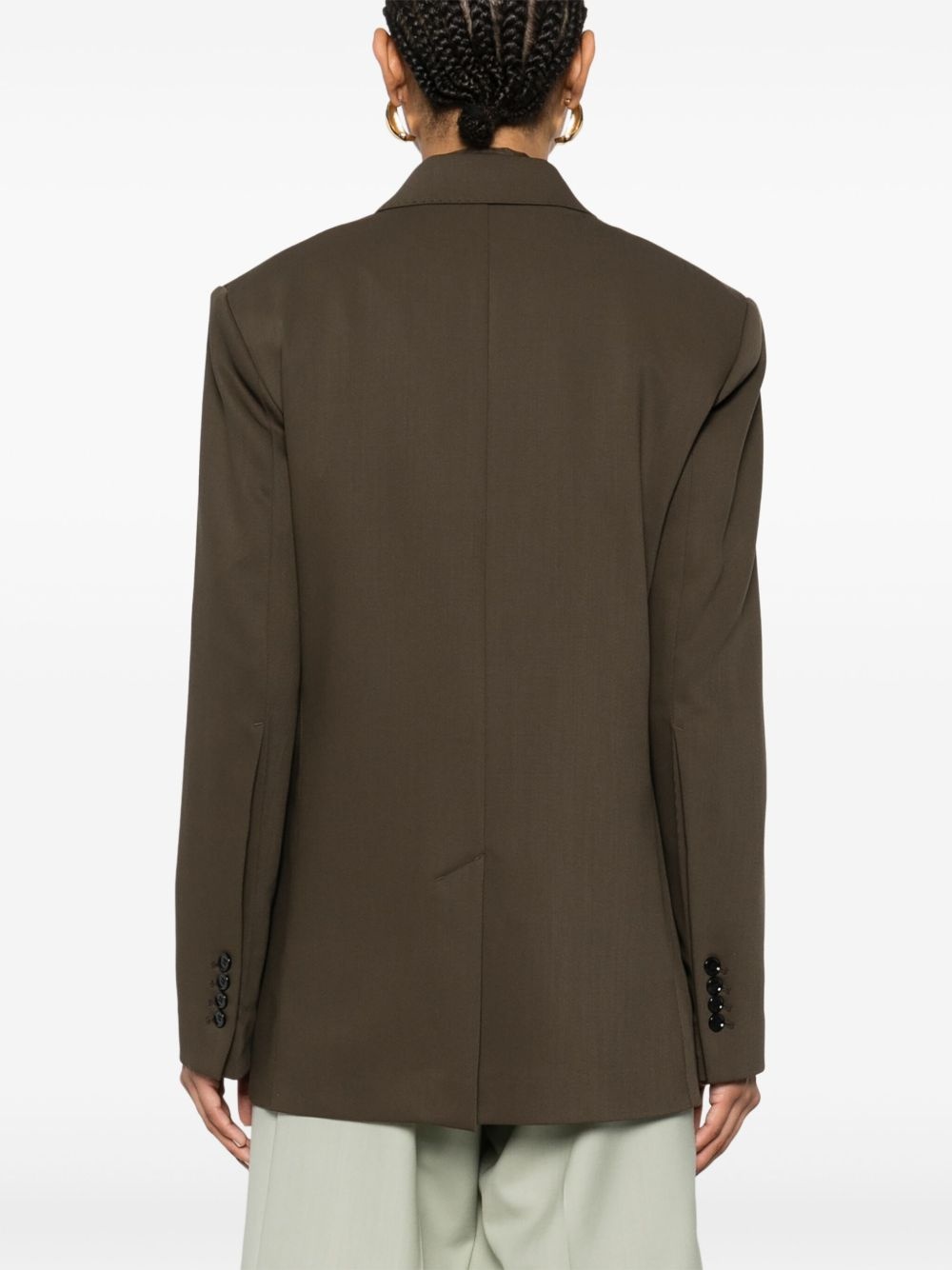 virgin wool blazer - 4