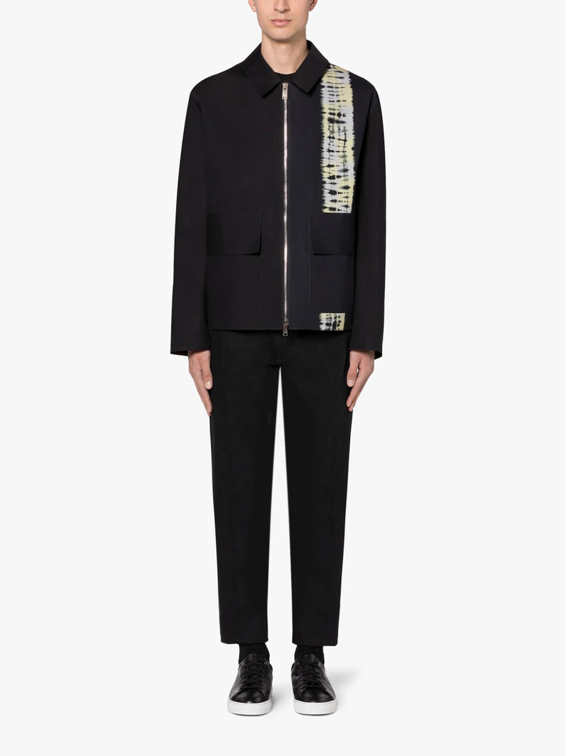John Elliott JOHN ELLIOTT BLACK SHIBORI DYE BONDED COTTON JACKET outlook