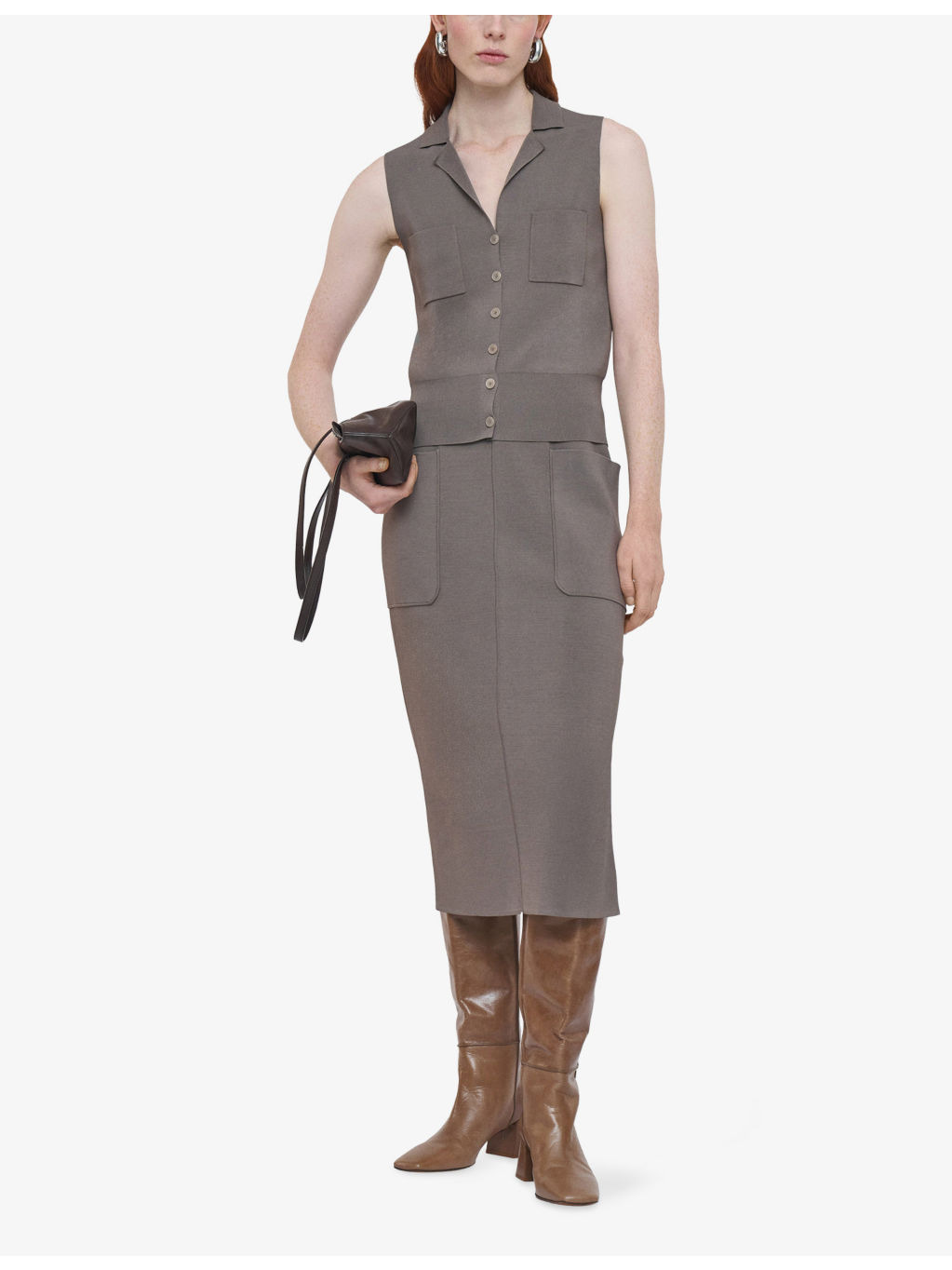 Milano Stretch-Knit Vest - 2