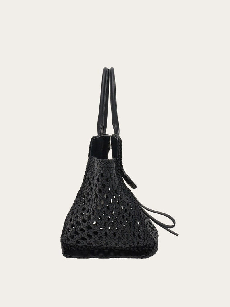 FERRAGAMO WOVEN FERRAGAMO STUDIO SOFT BAG (XL) outlook