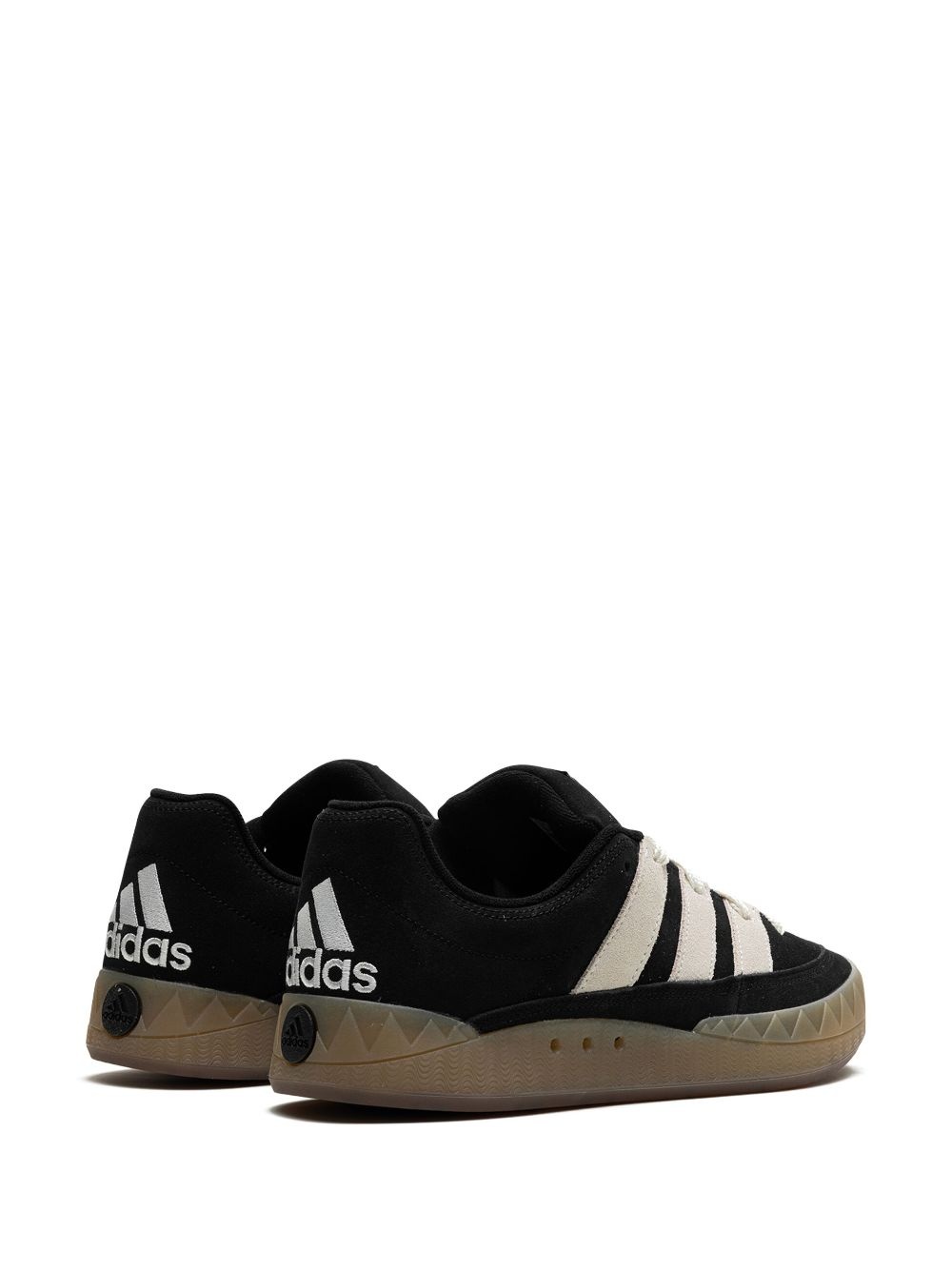 Adimatic "Core Black/Off White/Gum" sneakers - 3
