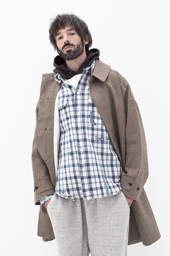 VARJAK COAT CHECK (W/L) BROWN - 2