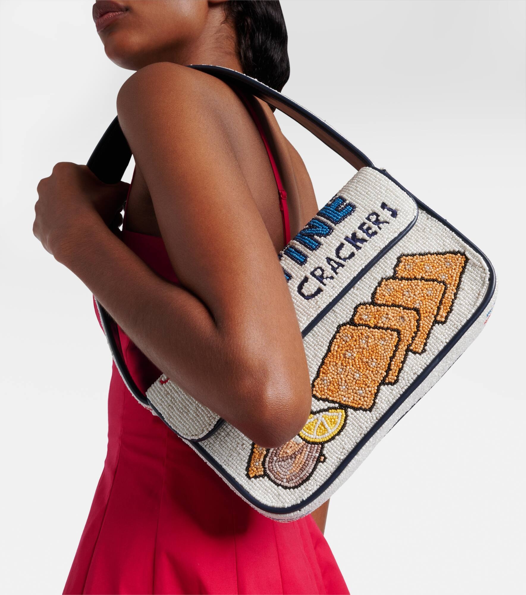 Tommy beaded shoulder bag - 6