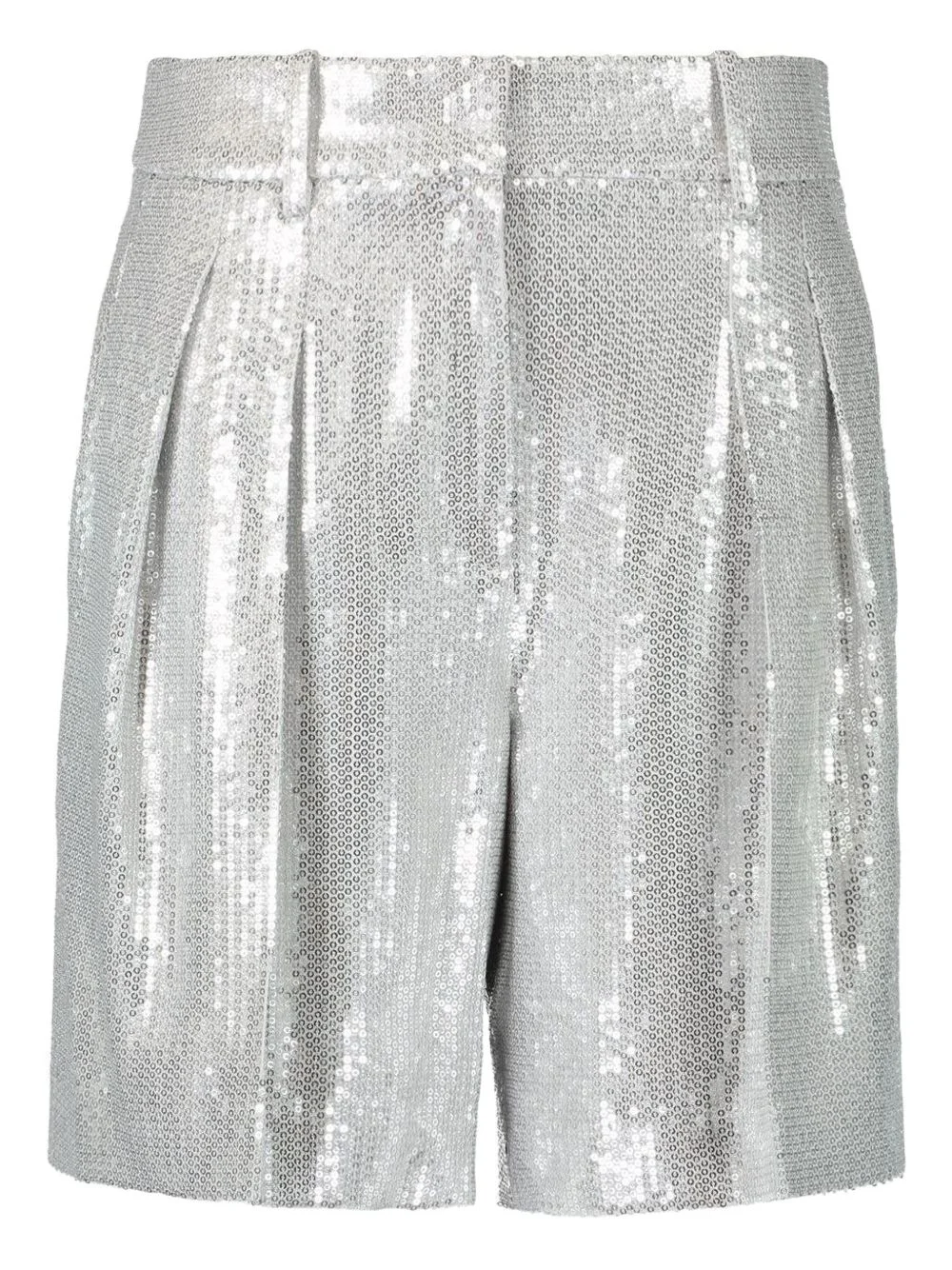 sequinned tailored shorts - 1