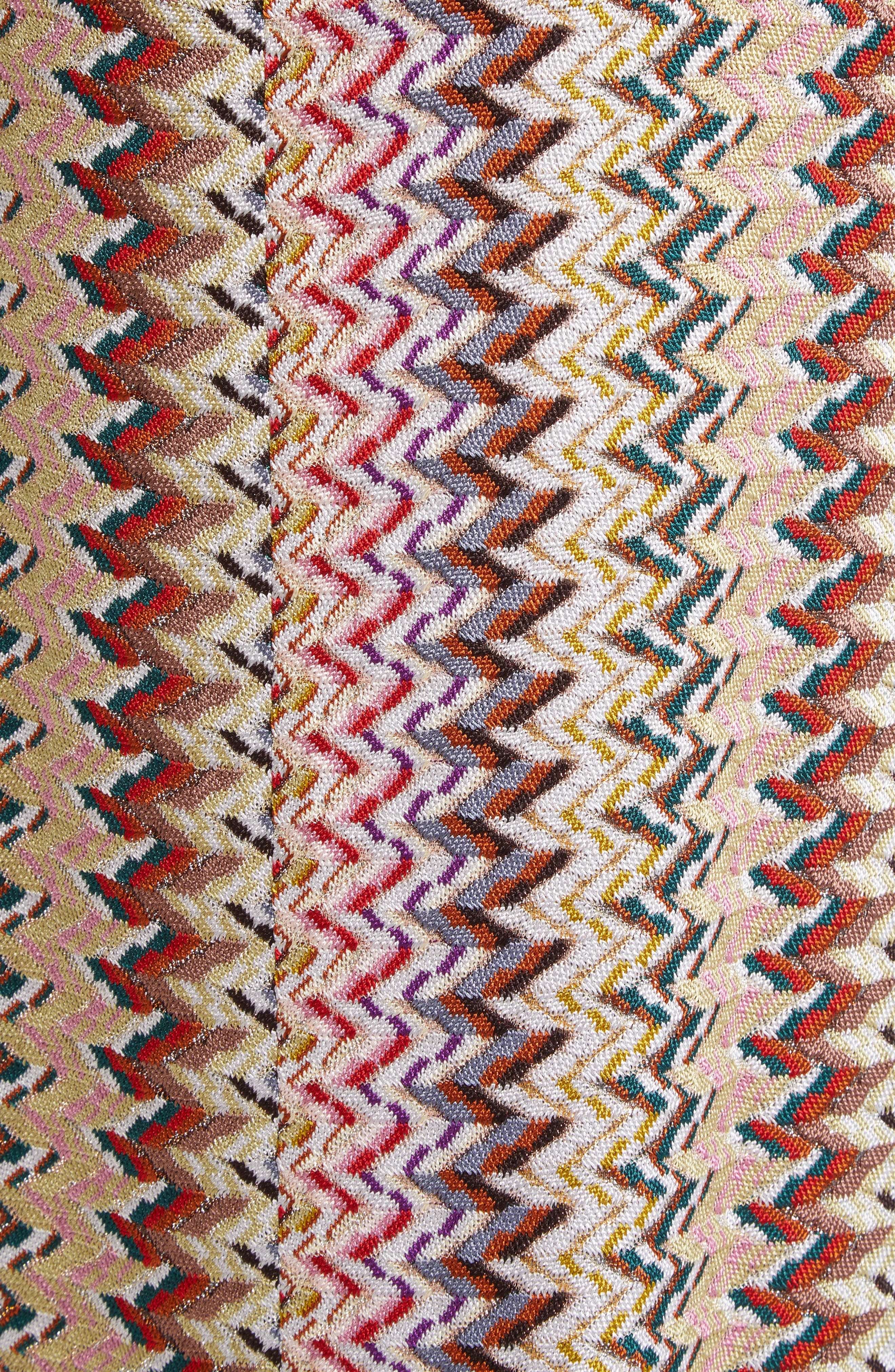 Missoni Metallic Zigzag Knit Maxi Dress in Multicolor at Nordstrom - 6
