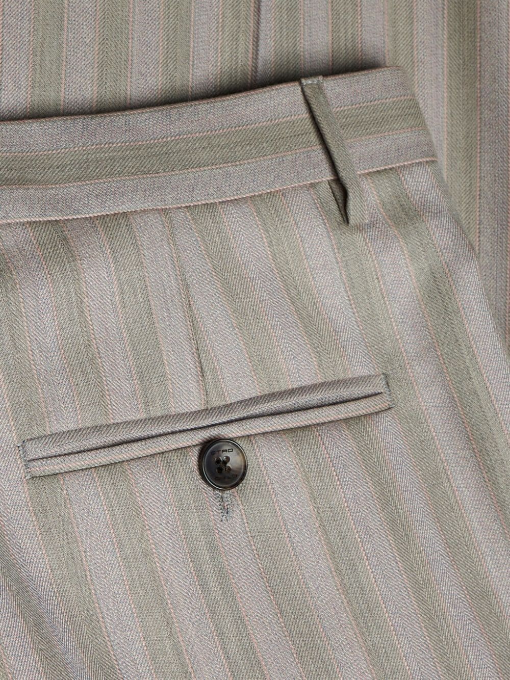 striped tailored trousers - 7