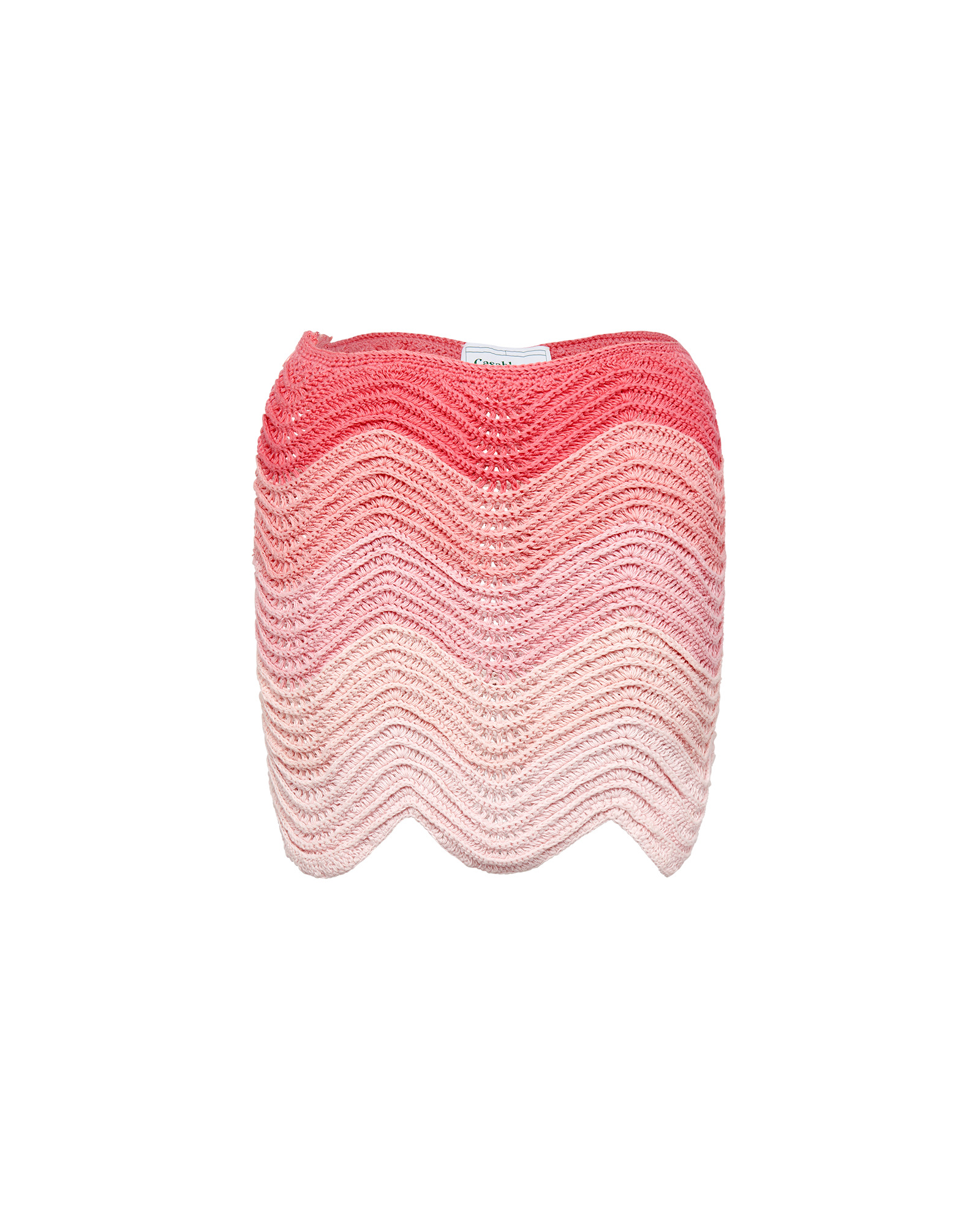 Pink Gradient Crochet Skirt - 1
