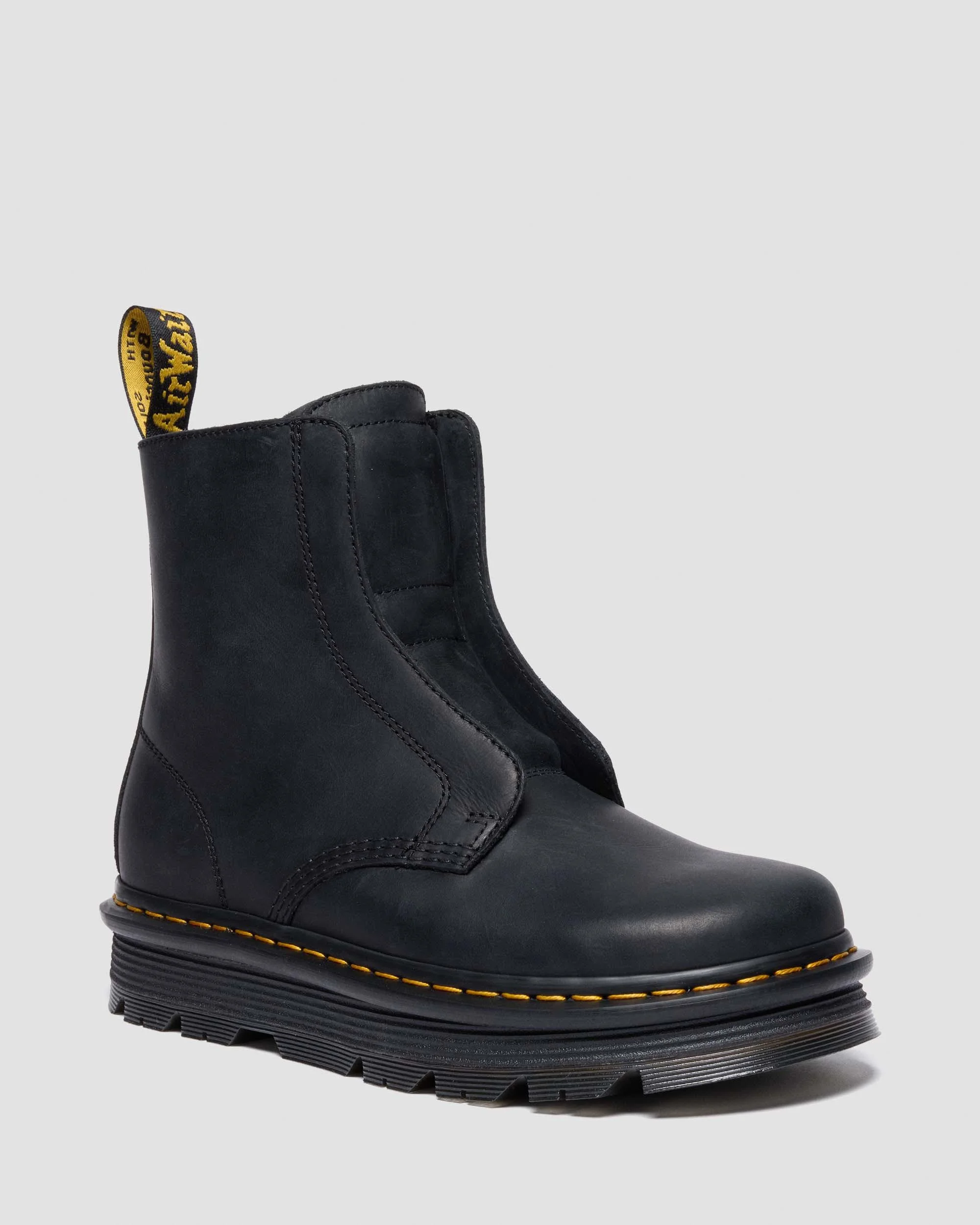 ZEBZAG LACELESS Slip On Leather Boots - 1