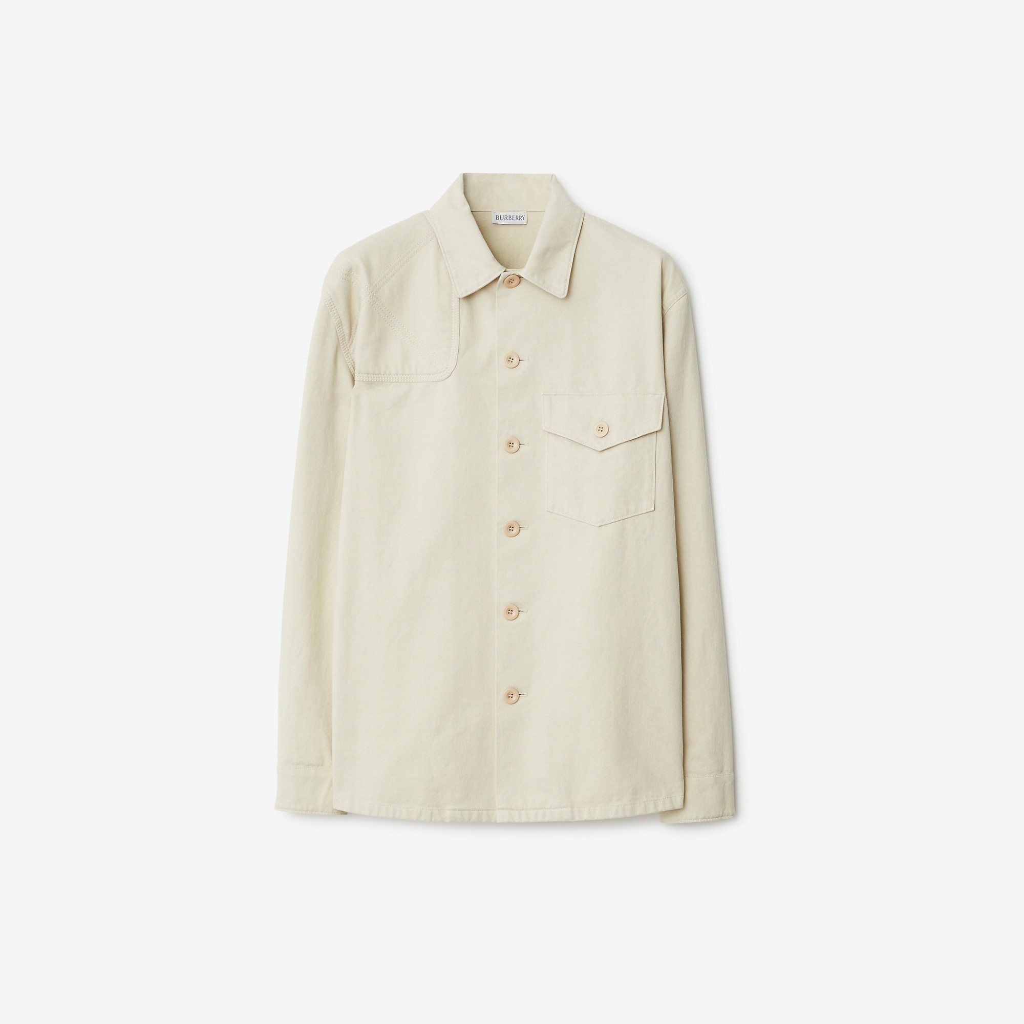 Panelled Cotton Shirt - 1