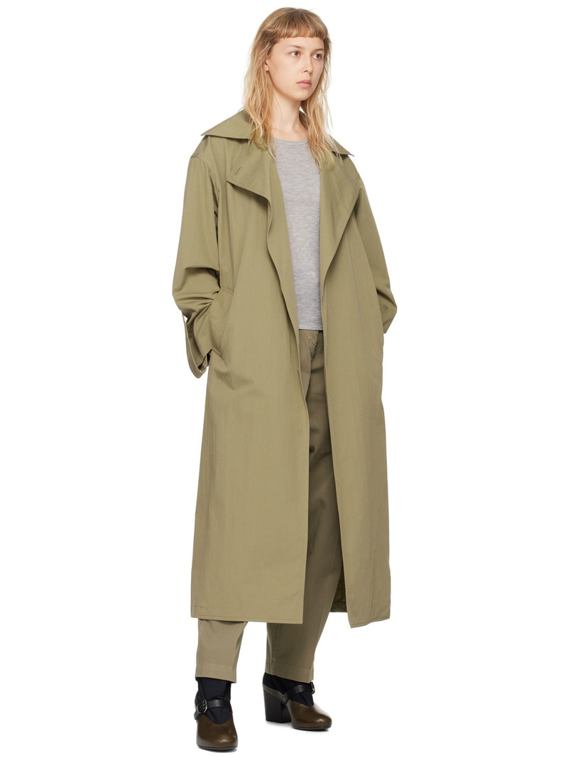 House of Dagmar Khaki Mid-Rise Trousers outlook