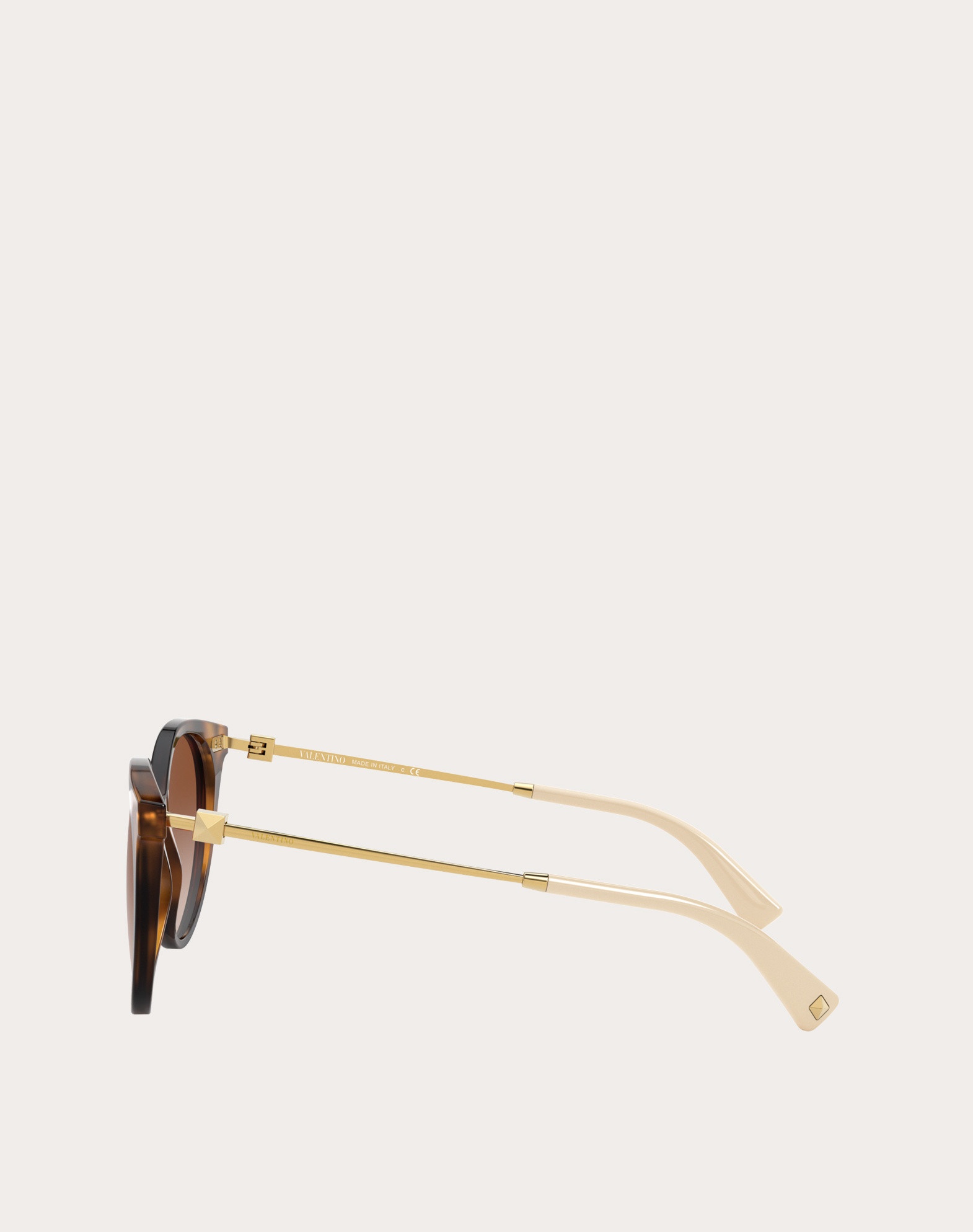 ROUND ACETATE FRAME WITH FUNCTIONAL STUD - 7