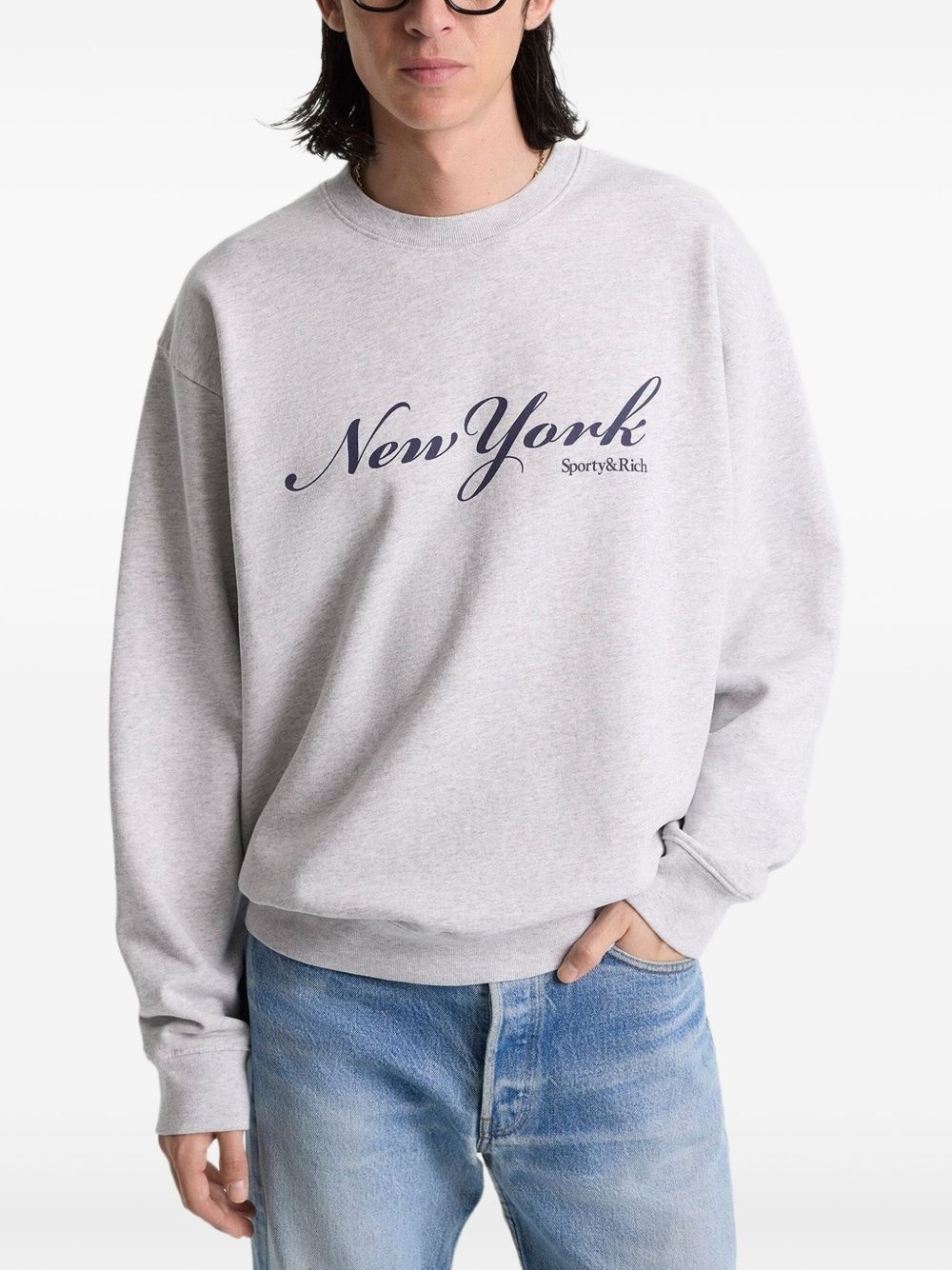 logo-print sweatshirt - 3