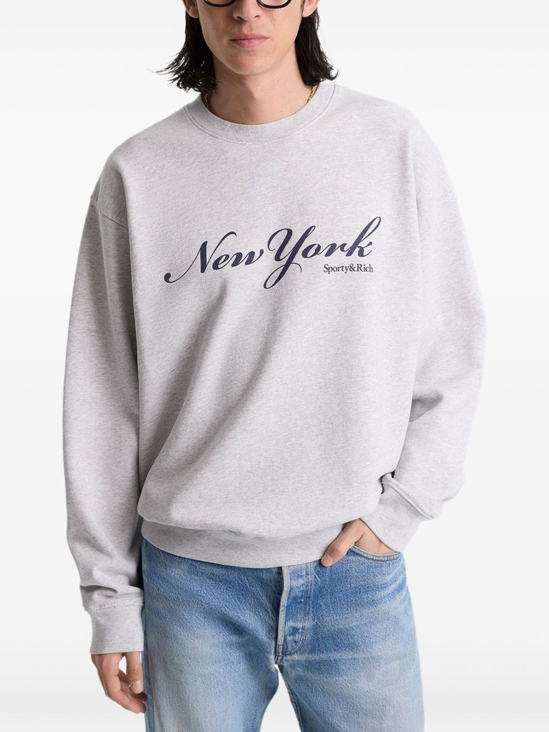 Sporty & Rich logo-print sweatshirt outlook