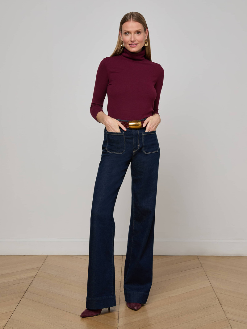 L'AGENCE Nolan Patch Pocket Jean outlook