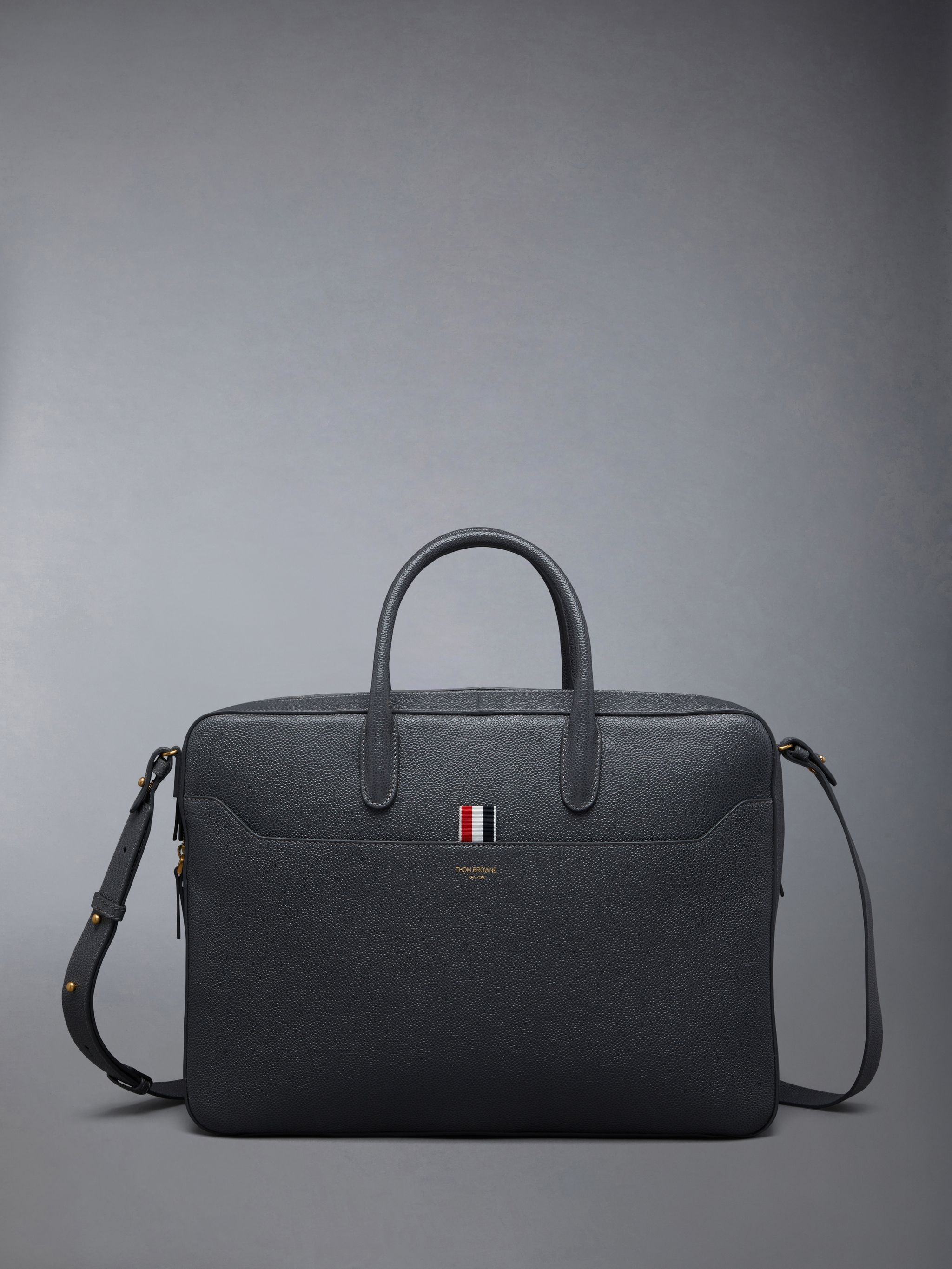 Pebble Grain Leather Mrs. Thom Baguette Bag