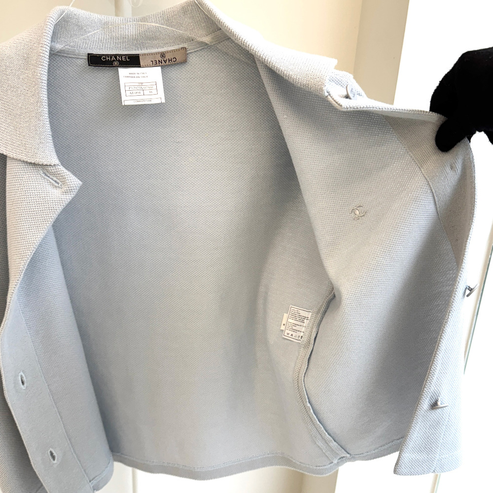 Chanel Cotton PK Collar T-Shirt - 7
