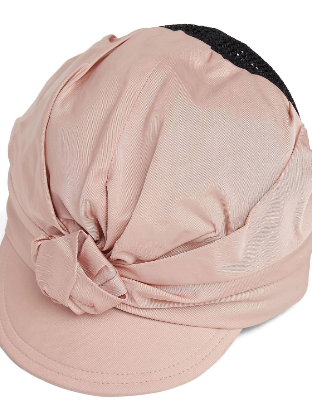 knotted-detail mesh cap - 5