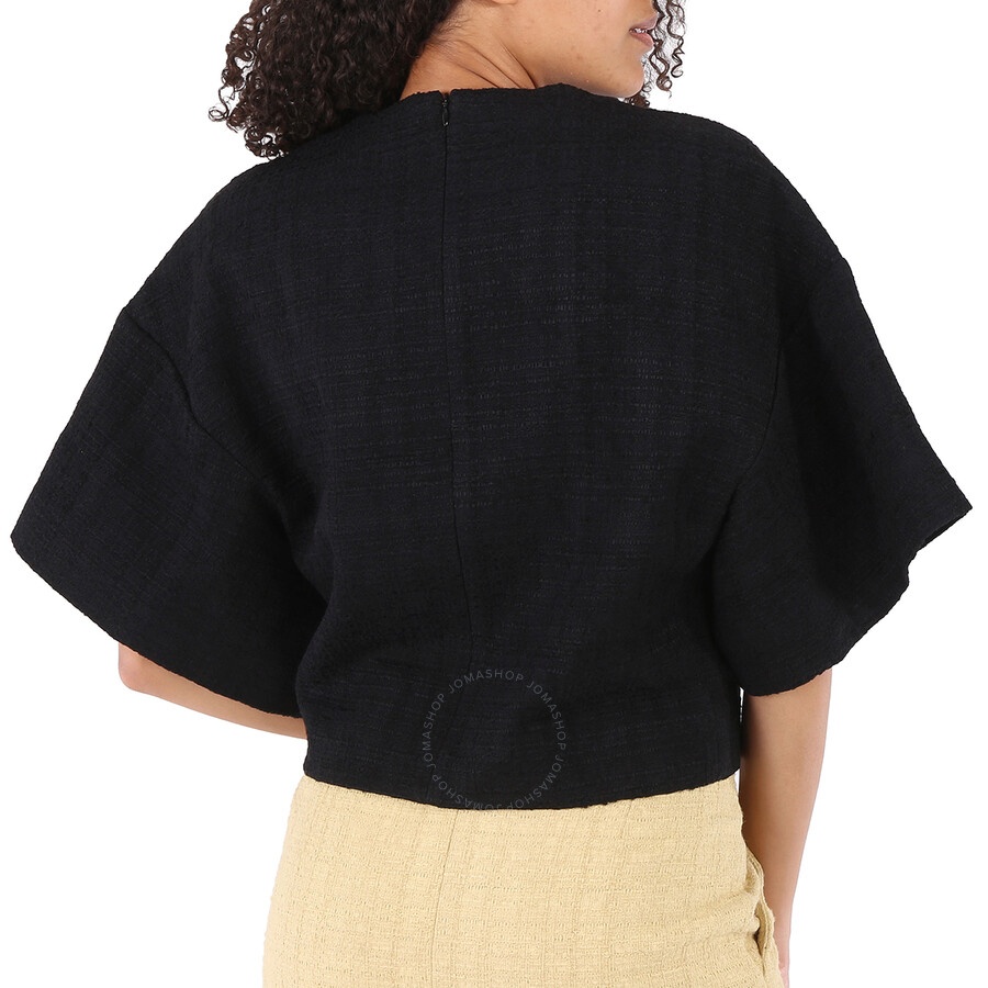 Gauchere Ladies Black Vlad Cropped Top - 5