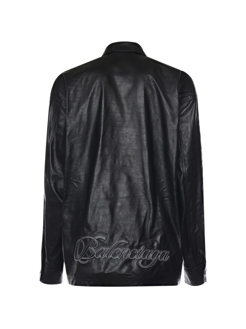 BALENCIAGA leather jacket outlook