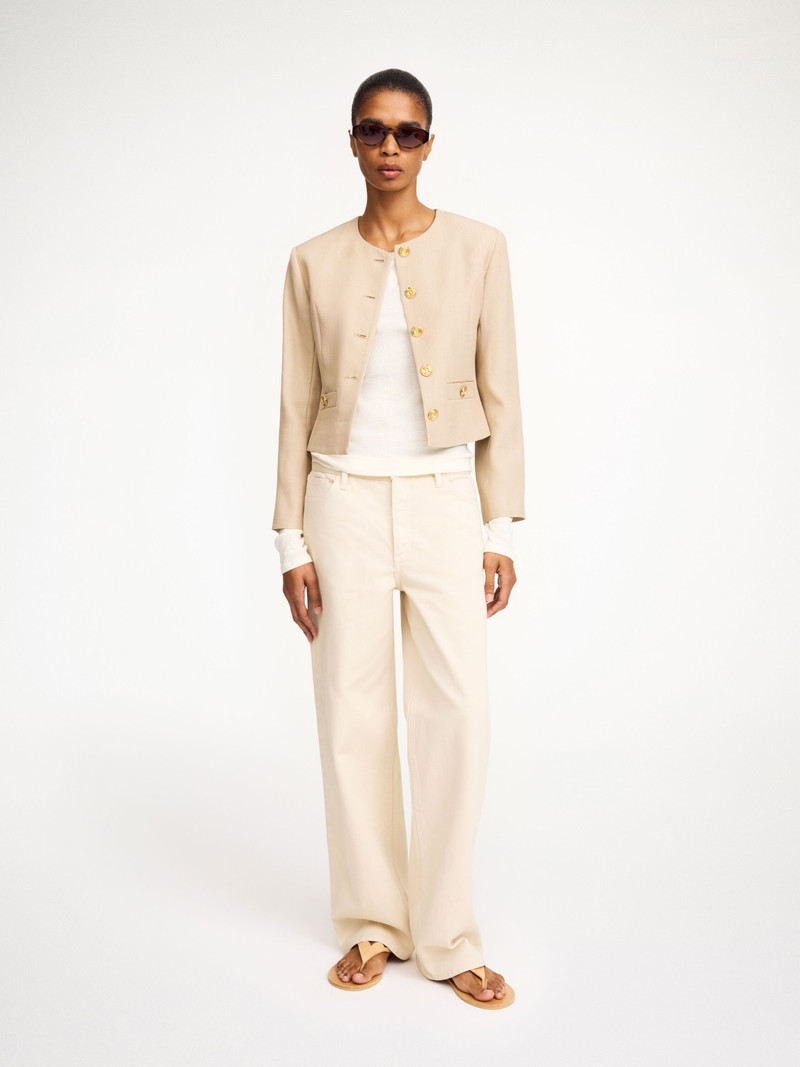 BY MALENE BIRGER Frida single-breasted blazer outlook