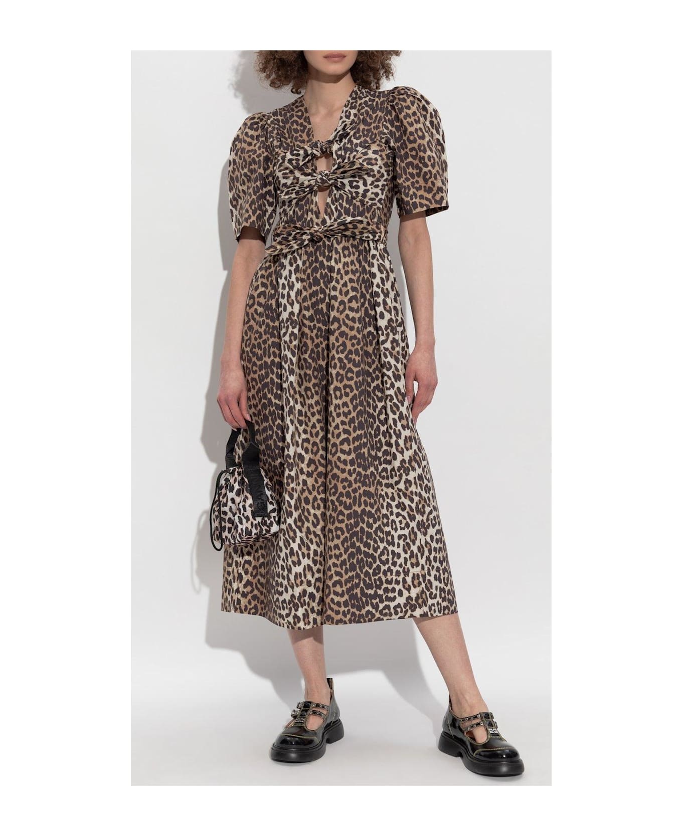 Dress With Animal Print - 2