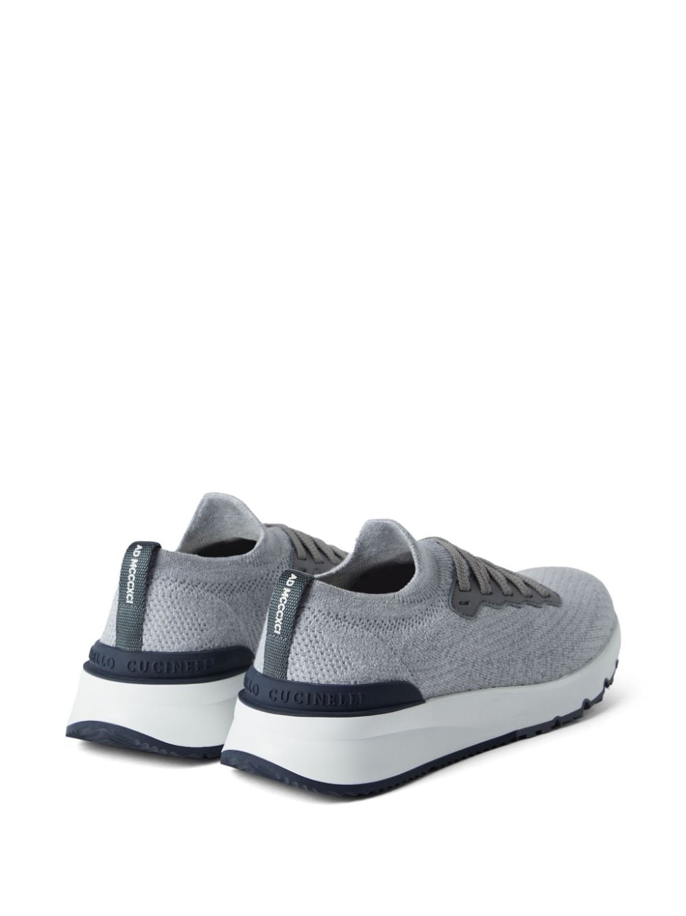 knitted low-top sneakers - 3