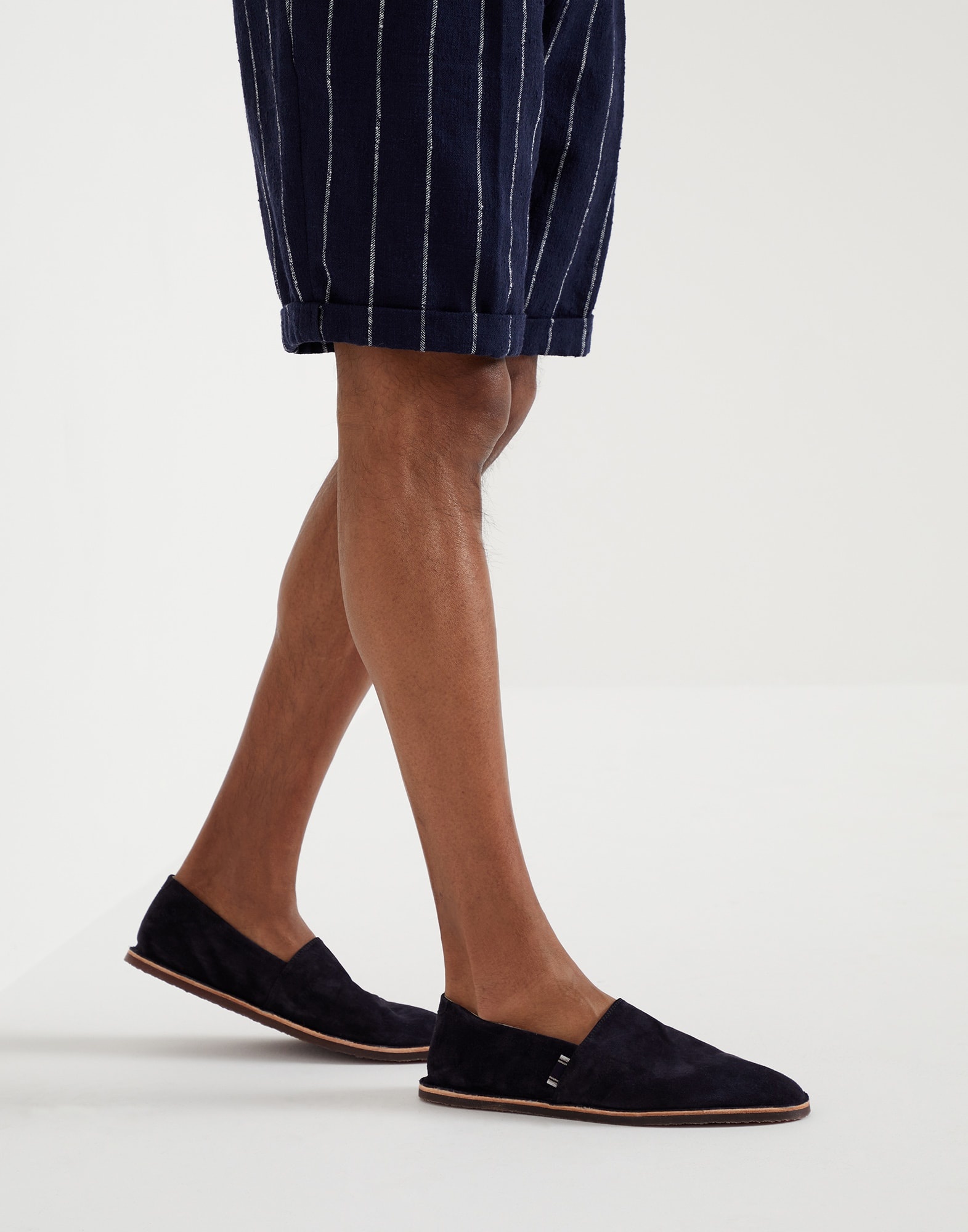 Suede slip-ons - 4