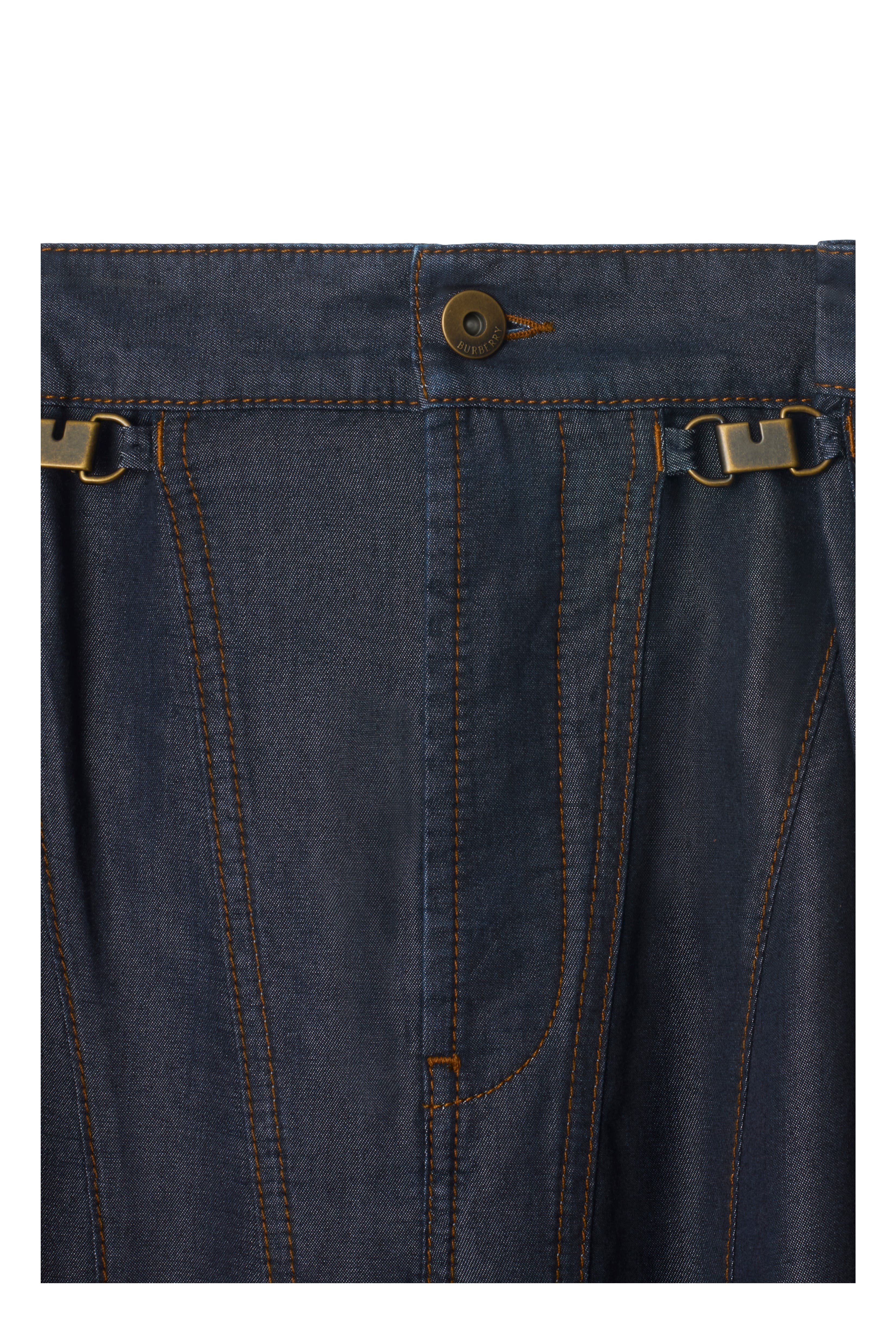 burberry Panelled Denim Trousers in Indigo at Nordstrom - 5