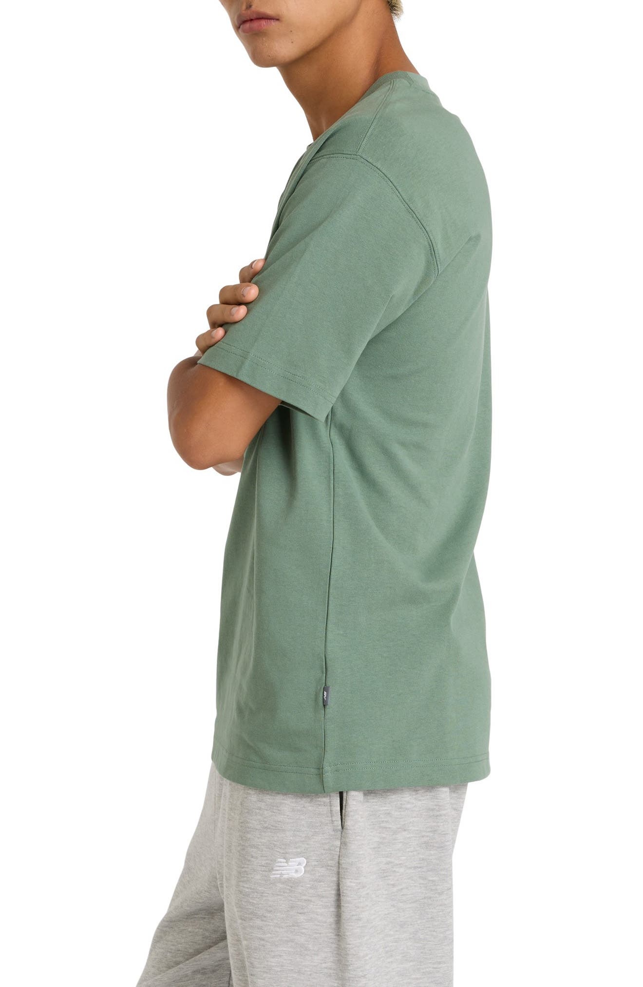 New Balance Athletics Premium Logo Graphic T-Shirt in Dark Juniper at Nordstrom - 3