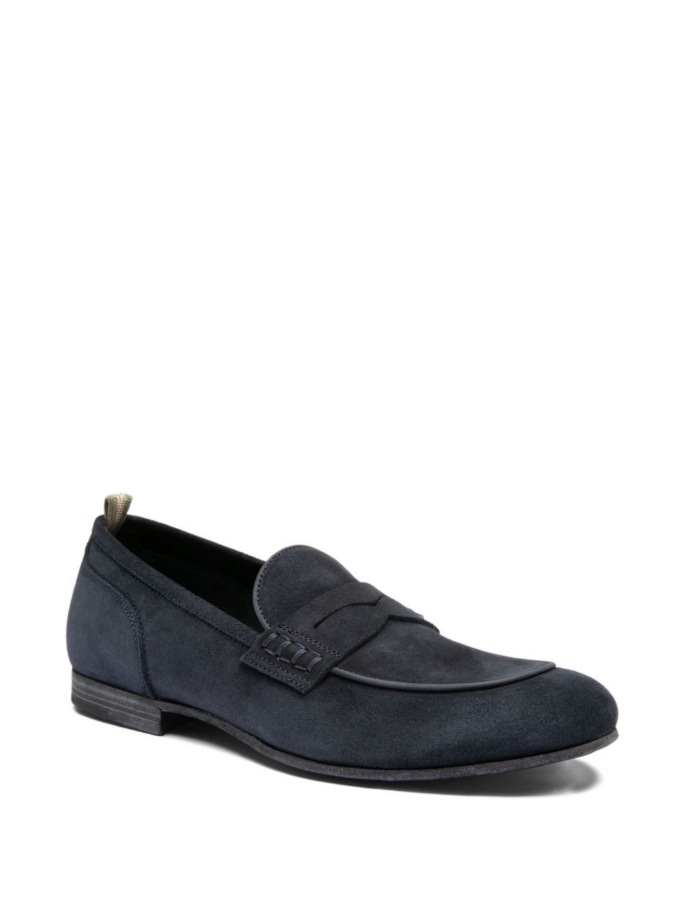 penny-stitched suede loafers - 2
