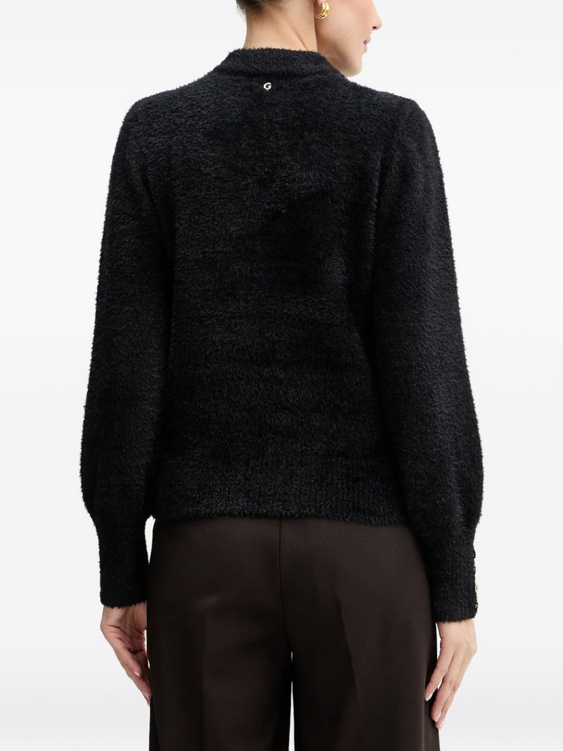 Fuzzy cut-out sweater 3
