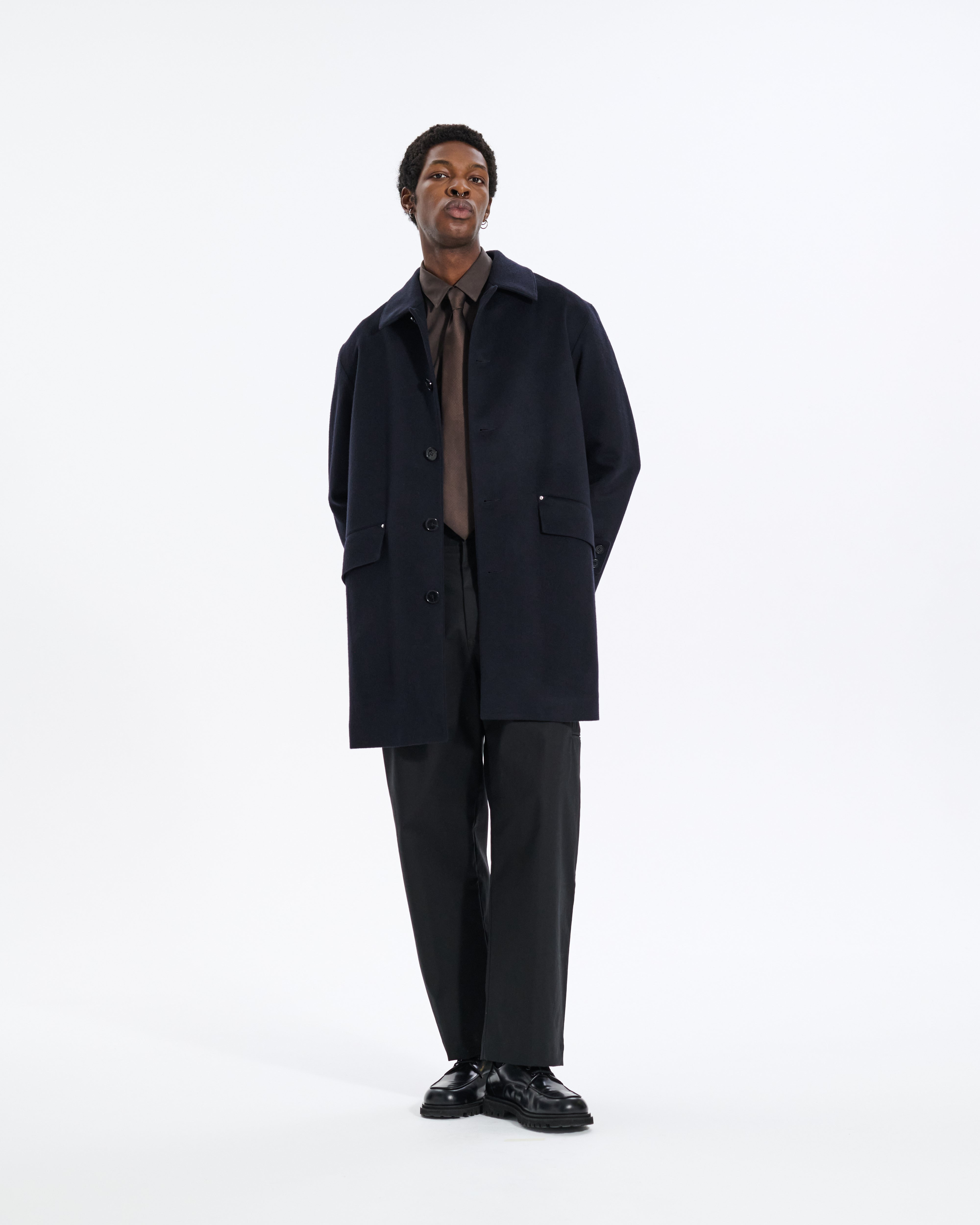 Humbie Cashmere Wool Blend Coat - 4