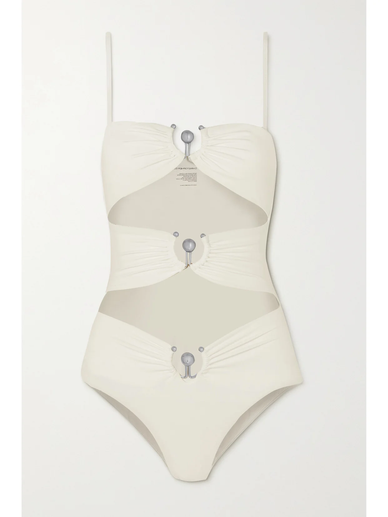 Embellished Cutout Swimsuit - 1