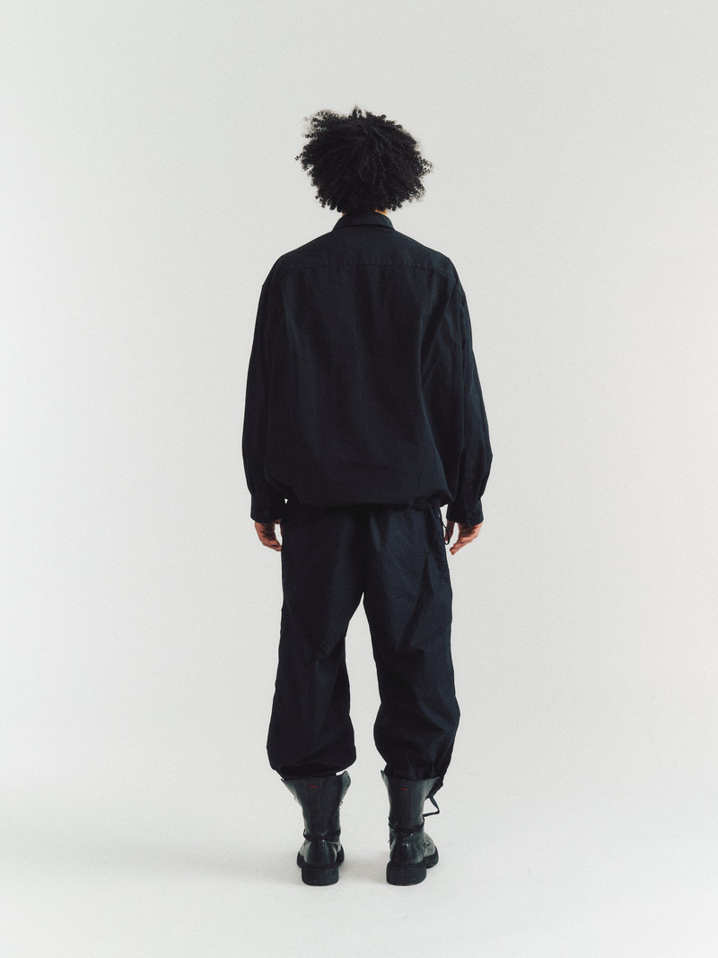 MIKA SHIRT - PAPER COT - PITCH BLACK 5