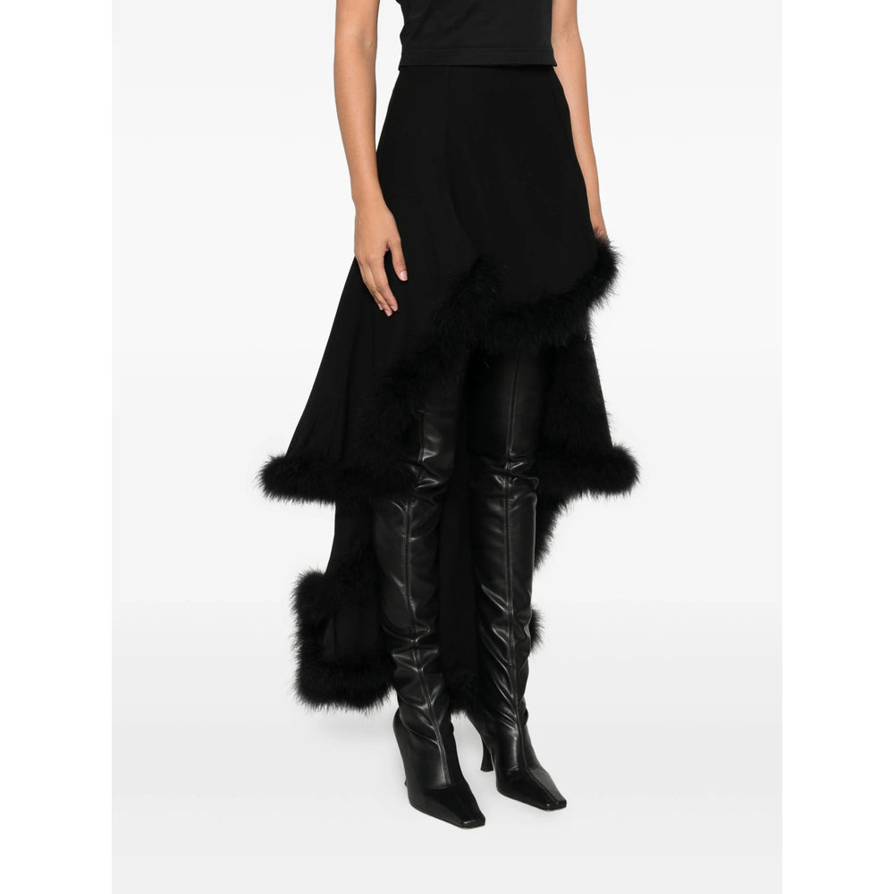 Mugler Black Skirts - Asymmetric & Draped Skirts Women - 3