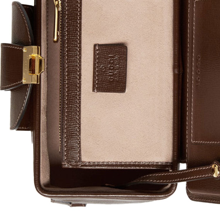 (WMNS) Gucci Mini-Sized Single-Shoulder Bag White/Brown 614368-92TCG-8563 - 5