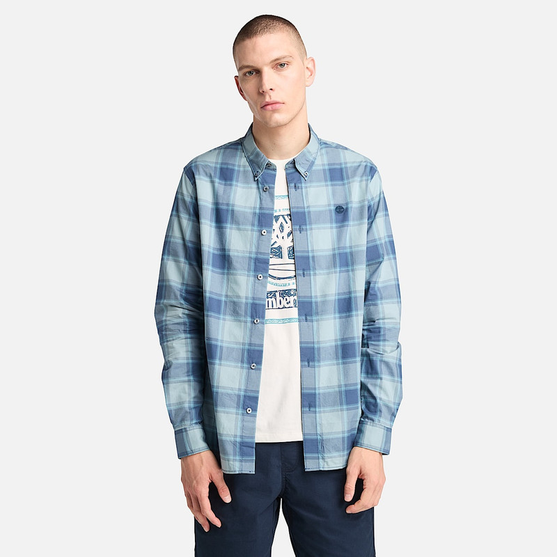 Timberland Men's Poplin Check Shirt outlook
