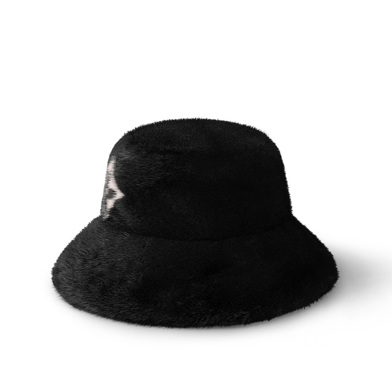 LV Cosy Mink Fur Bucket Hat 1