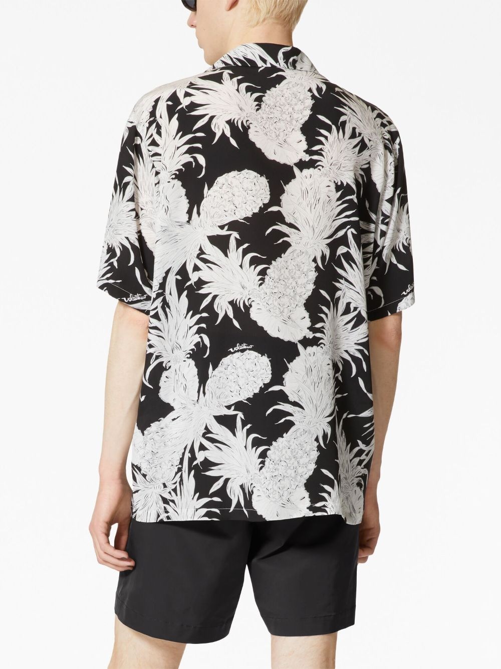 pineapple-print short-sleeve shirt - 4