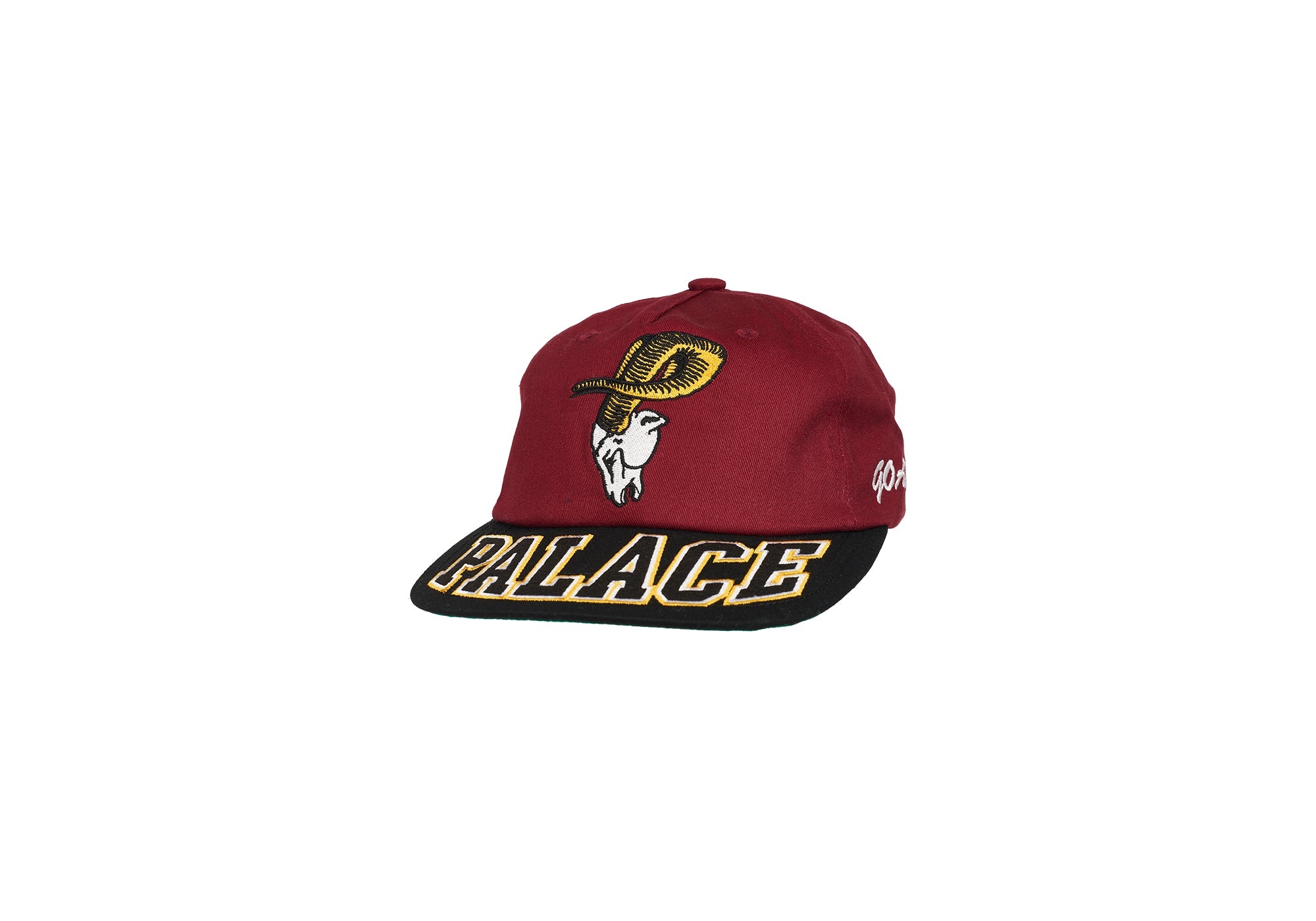 PALACE GOATS 5-PANEL BURGUNDY - 1