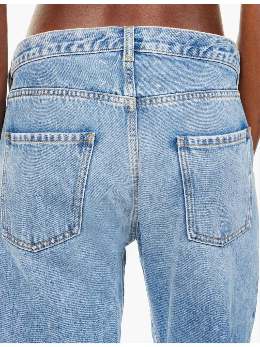 Faded-wash straight-leg relaxed-fit jeans - 6
